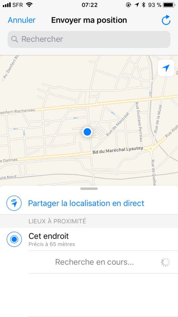 WhatsApp vous permet maintenant de partager votre position en temps réel 52 IMG 5107