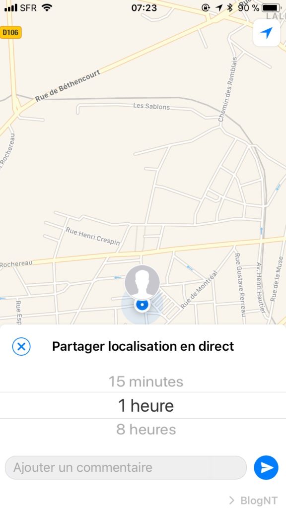 WhatsApp vous permet maintenant de partager votre position en temps réel 54 IMG 5109