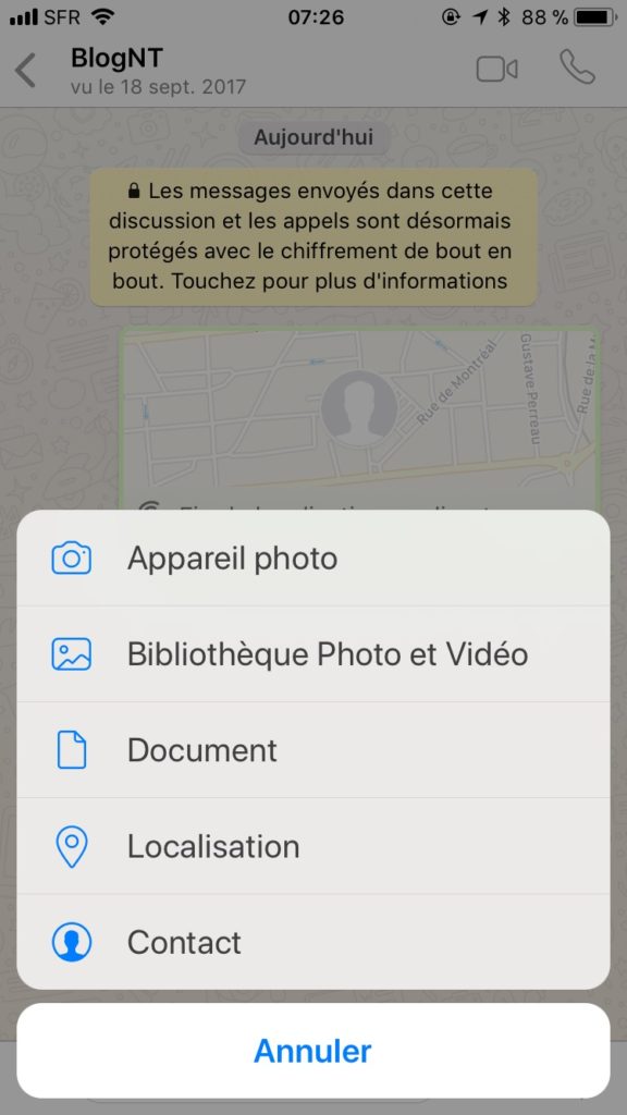 WhatsApp vous permet maintenant de partager votre position en temps réel 51 IMG 5111