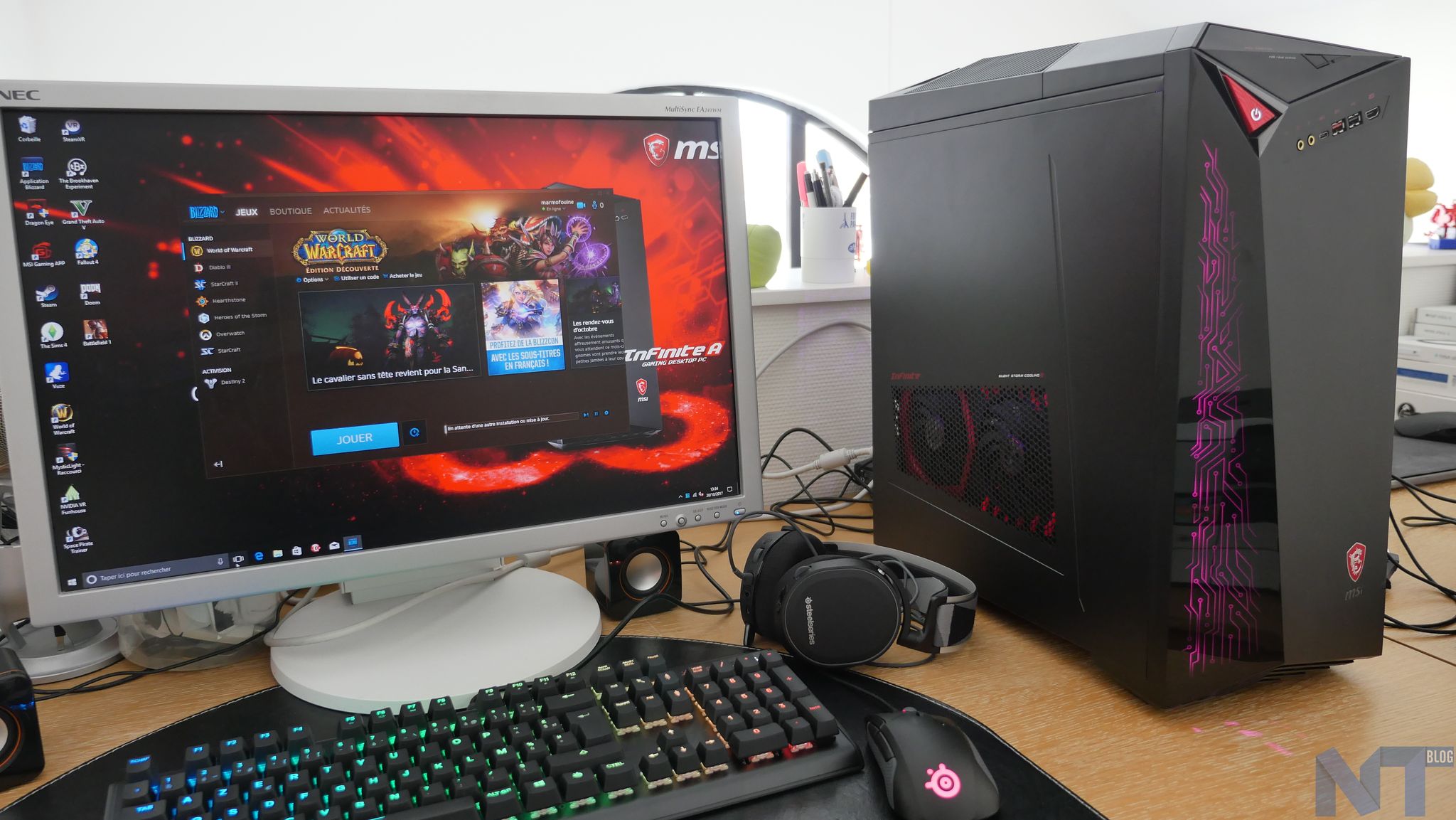 MSI Infinite A : explorer les possibilités avec les jeux et la VR 52 P1190213