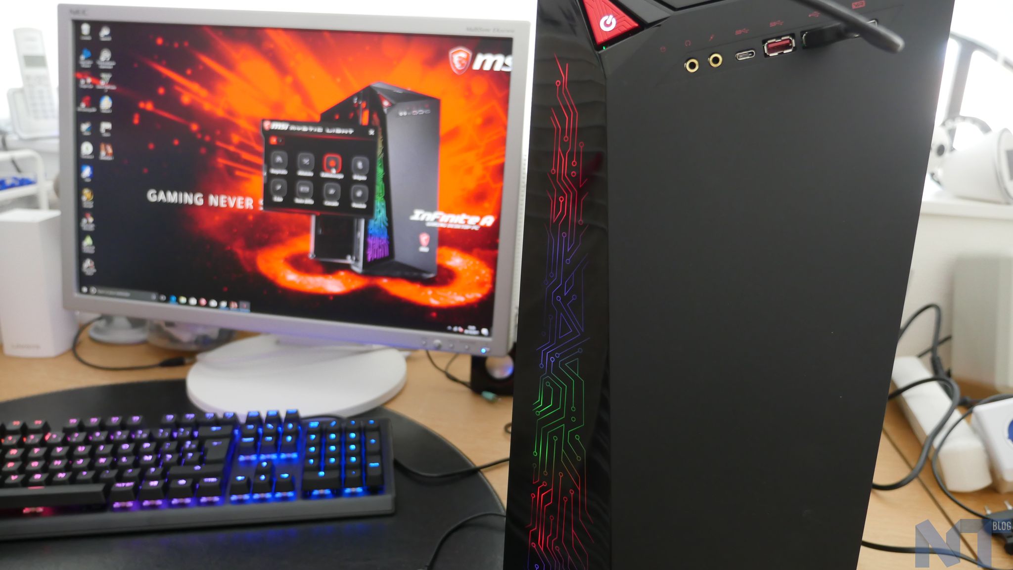 MSI Infinite A : explorer les possibilités avec les jeux et la VR 60 P1190265