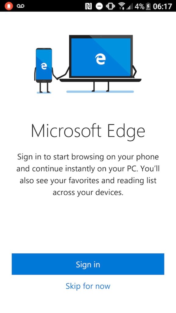Microsoft Edge sur Android arrive : voici comment l'obtenir 46 Screenshot 20171013 061719
