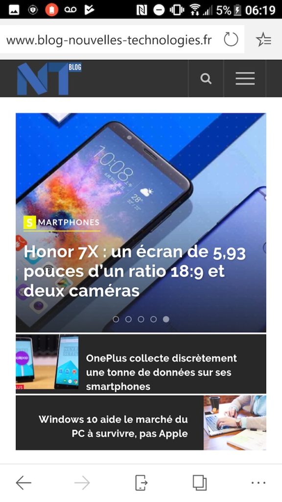 Microsoft Edge sur Android arrive : voici comment l'obtenir 48 Screenshot 20171013 061902