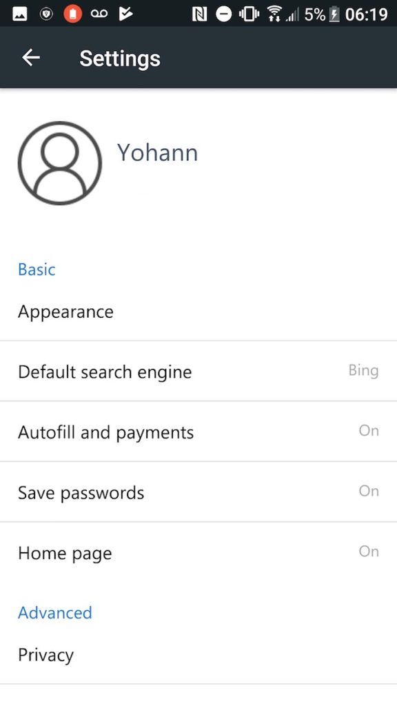 Microsoft Edge sur Android arrive : voici comment l'obtenir 51 Screenshot 20171013 061932