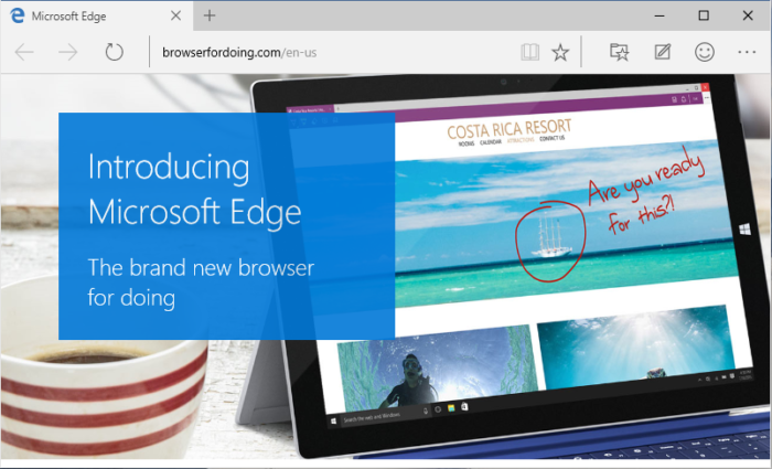 Un ingénieur de Microsoft installe Chrome après un freeze de Edge pendant une présentation