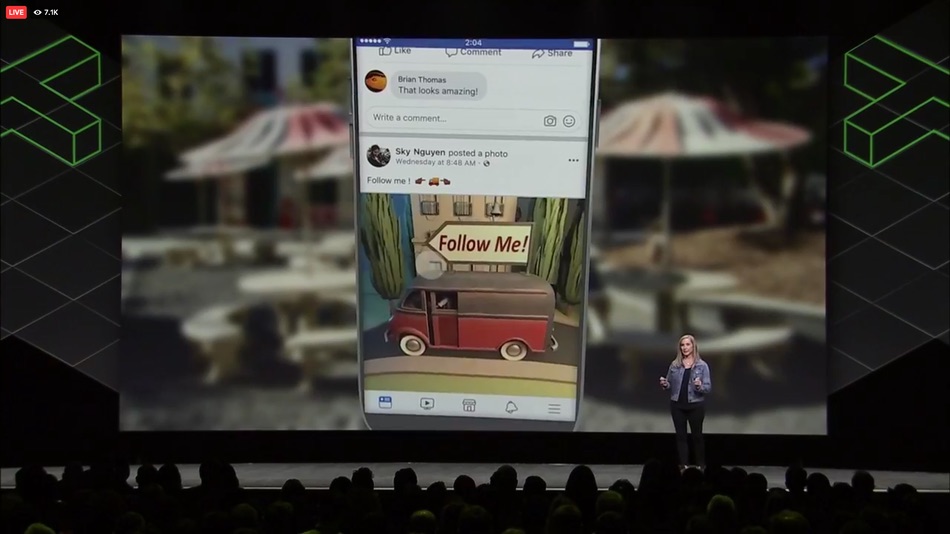 Les objets VR arrivent sur votre fil d’actualité Facebook avec des « messages 3D » 49 objets vr arrivent fil actualite facebook 1