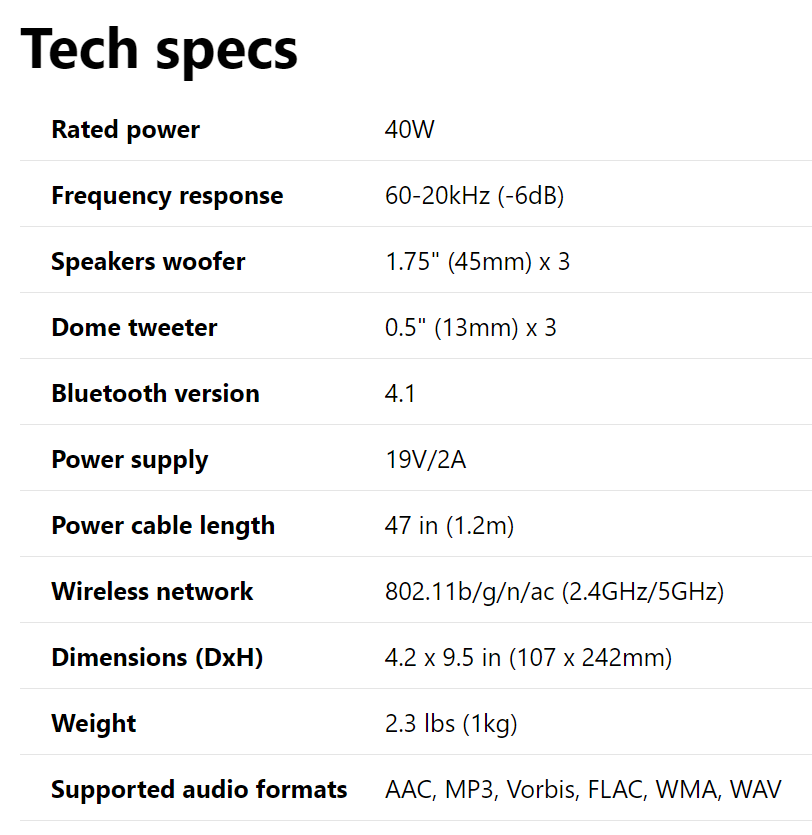 tech specs hk invoke