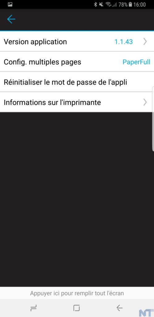 Test de l'imprimante mobile PhotoBee : imprimez vos photos partout ! 26 PhotoBee Screen 08