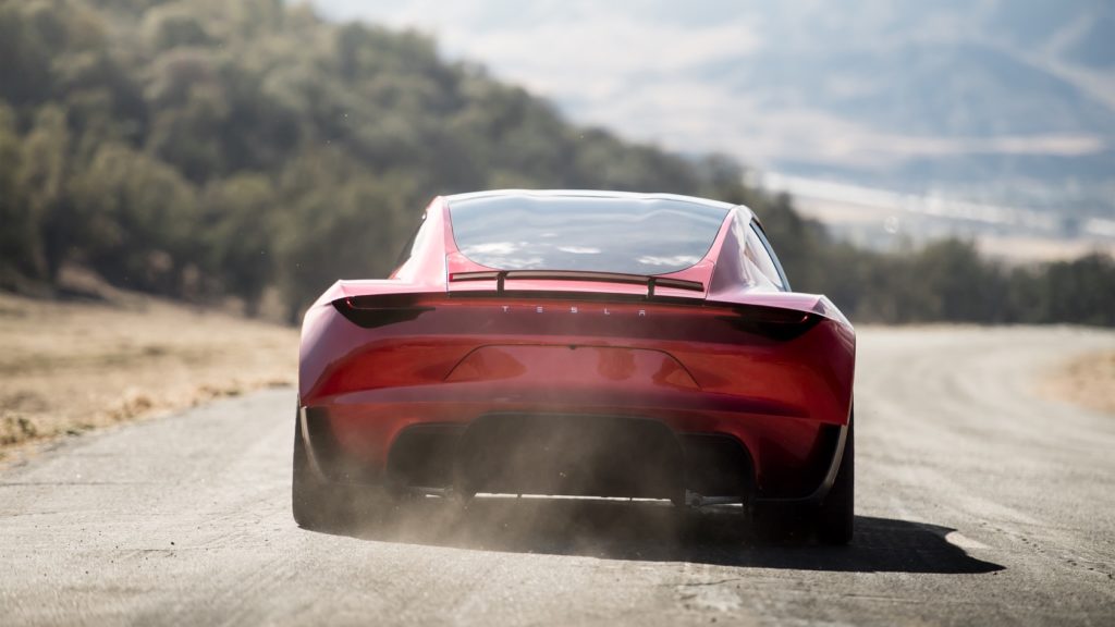 Voici le nouveau Tesla Roadster : 0 à 100 km/h en 1.9 secondes 46 Roadster Rear Profile