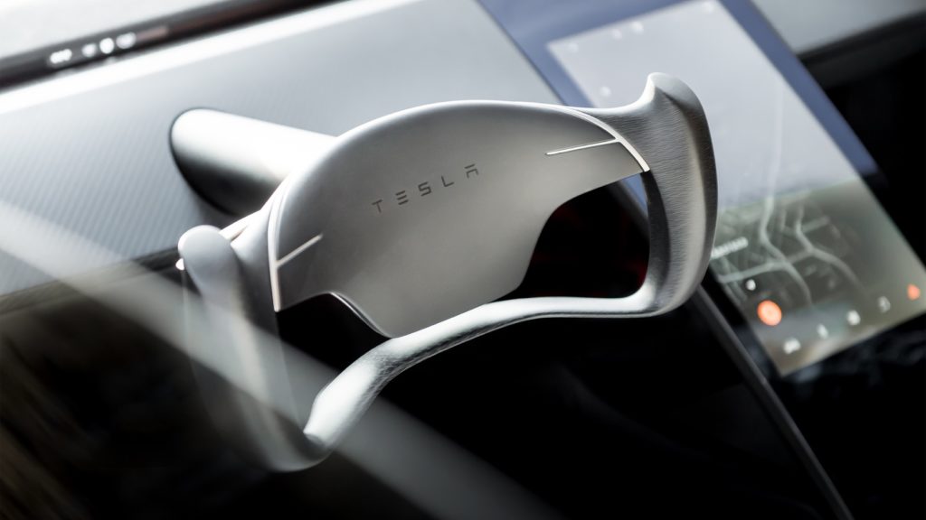 Voici le nouveau Tesla Roadster : 0 à 100 km/h en 1.9 secondes 48 Roadster Steering Wheel