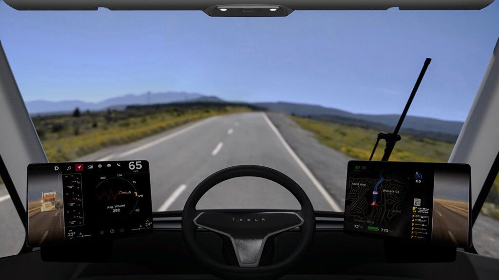 Tesla Semi : l'impressionnant camion électrique qui passe de 0 à 100 km/h en 5s 47 Tesla 2017 nov. 17 2