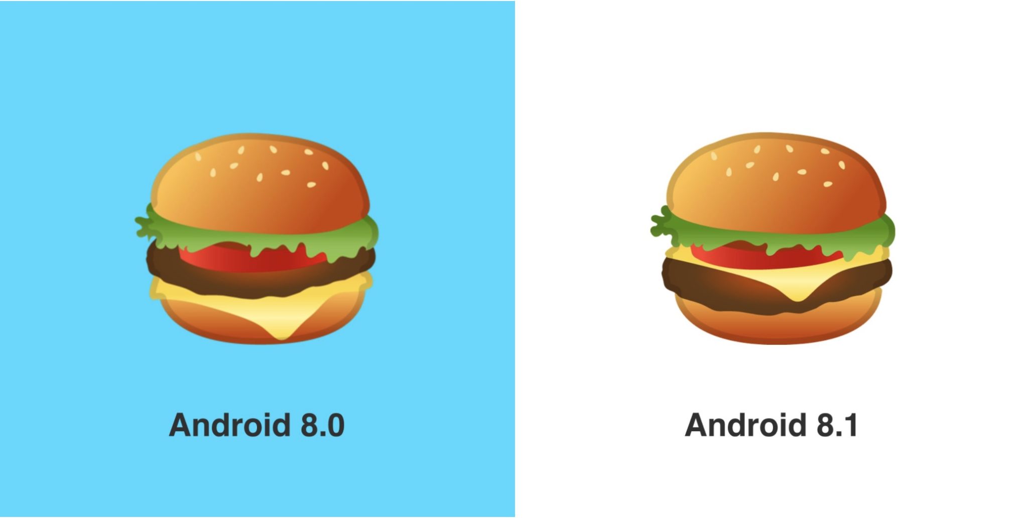 emoji cheeseburger android repare 1