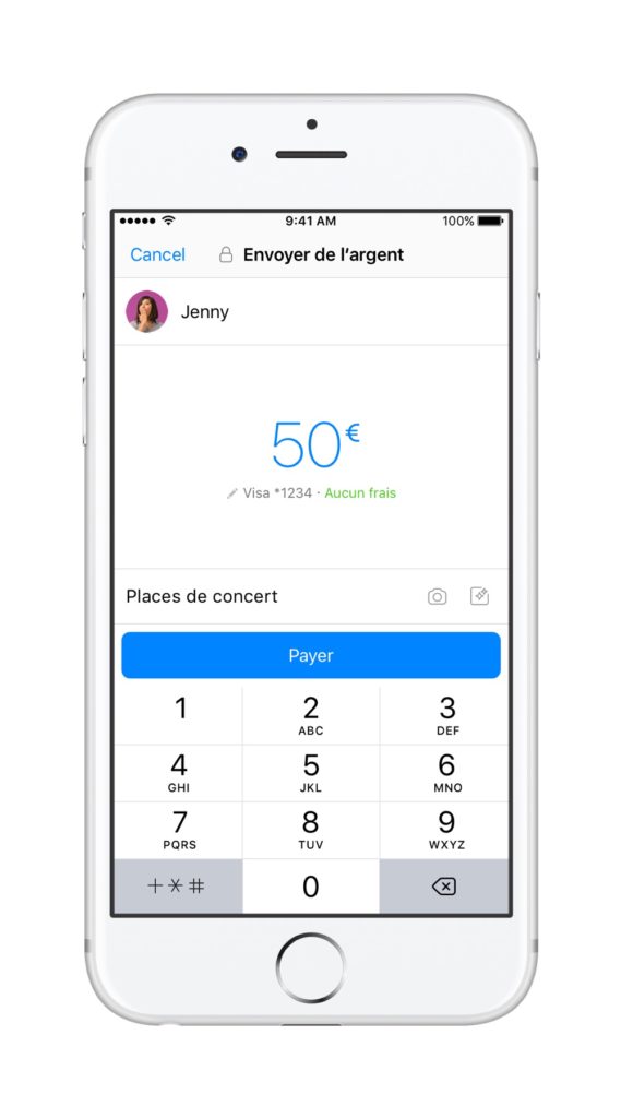 Comment envoyer et recevoir de l'argent dans Facebook Messenger en France 65 fr paymentscreen