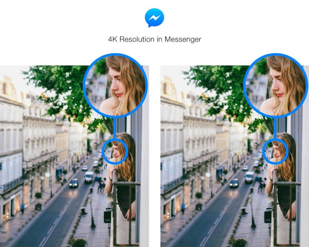 Facebook Messenger prend désormais en charge les photos 4K 49 fr press