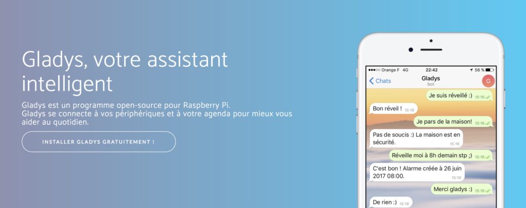 gladys assistant intelligent open source alimente raspberry pi