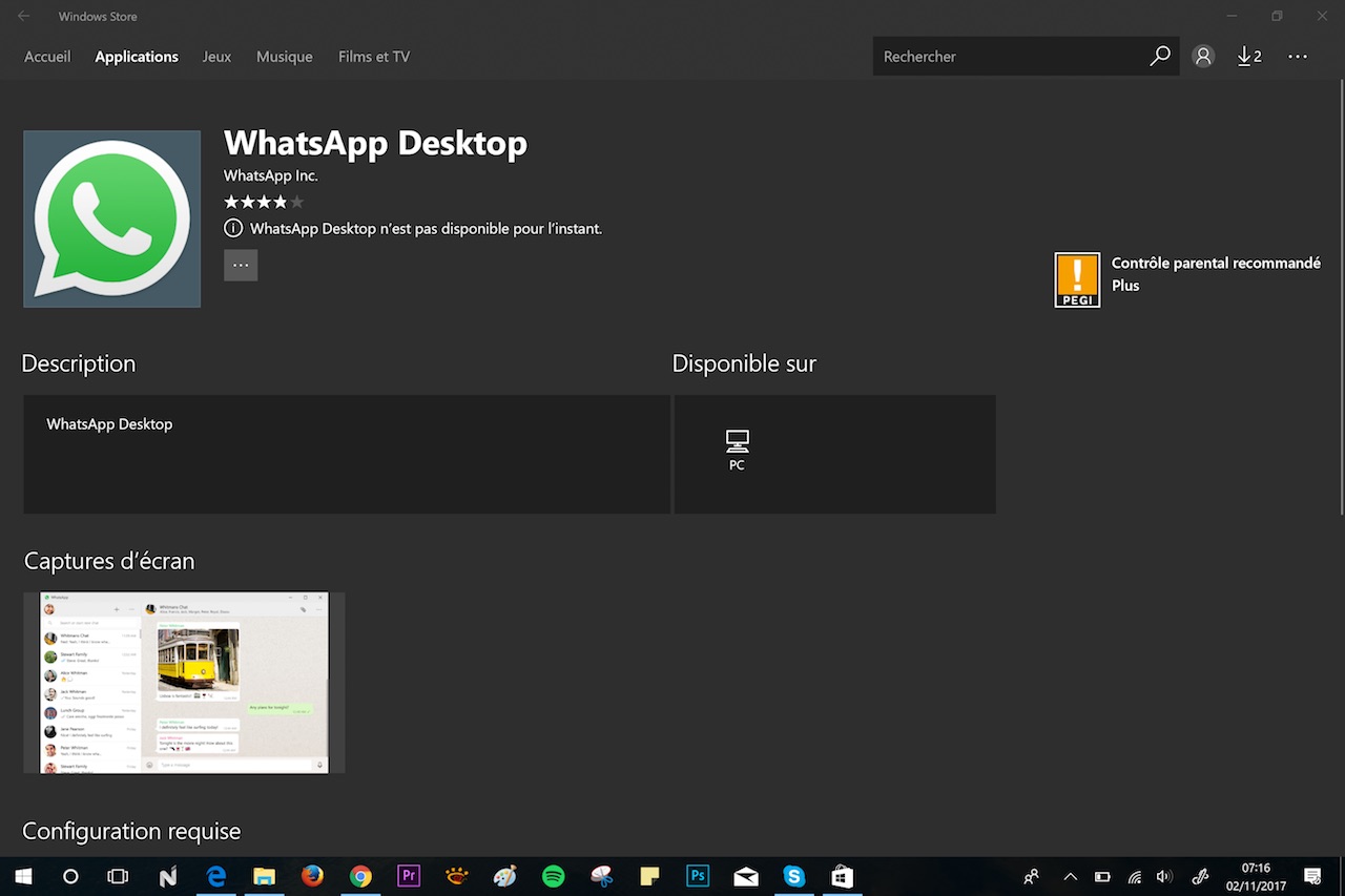 whatsapp windows store 1