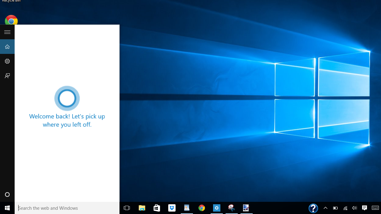 Cortana windows 10