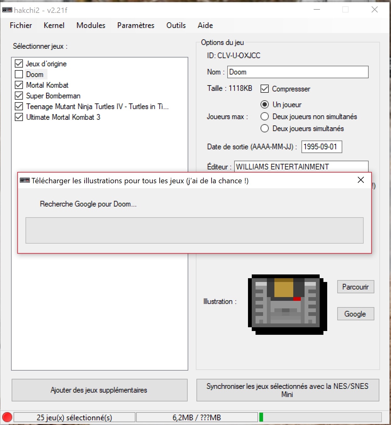 Comment ajouter plus de jeux à votre NES Classic et SNES Classic ? 53 Hakchi2 7