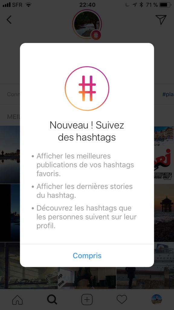 Instagram vous permet de suivre les hashtags pour rester informé 65 IMG 6285