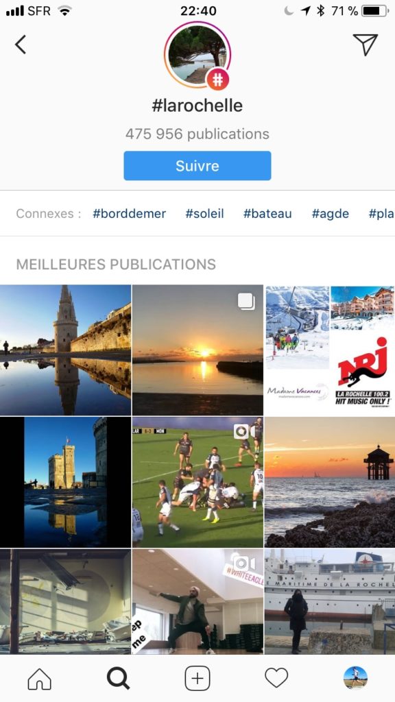 Instagram vous permet de suivre les hashtags pour rester informé 66 IMG 6286