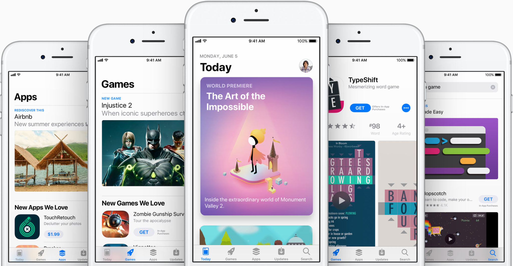 app store redesign on iPhone ios 11