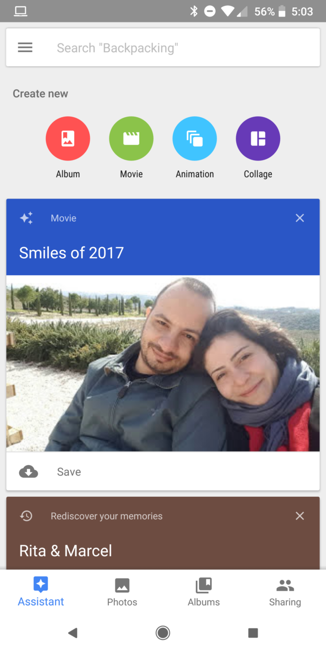 Google Photos crée des vidéos « Smiles of 2017 » 50 nexus2cee Screenshot 20171220 170314