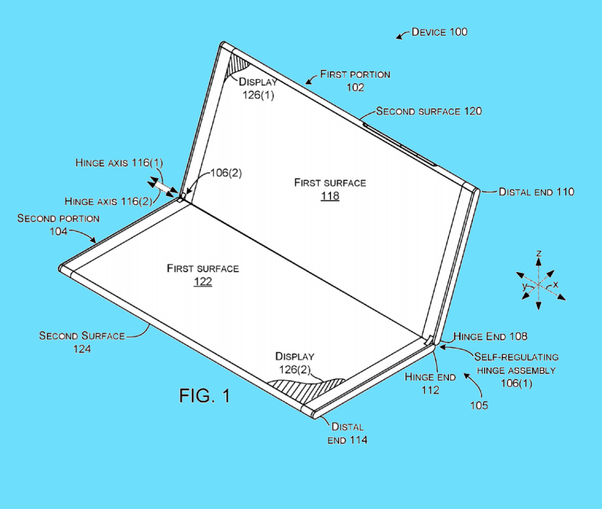 surface phone hinge patent 5