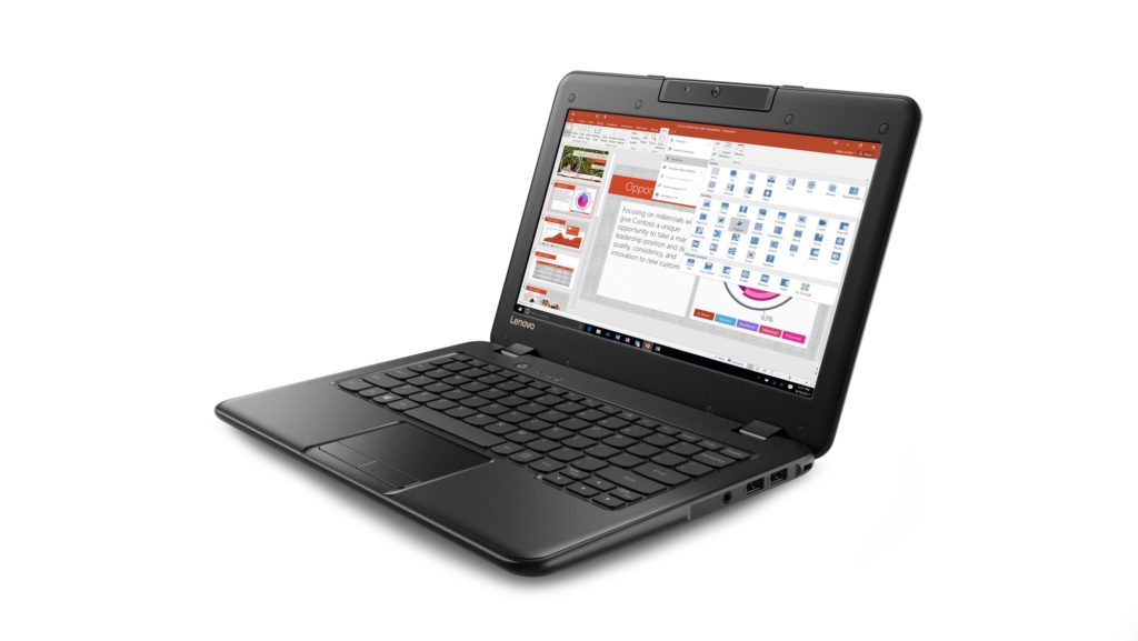 Voici les nouveaux ordinateurs portables Chrome OS et Windows de Lenovo 64 03 100E Hero Front facing left
