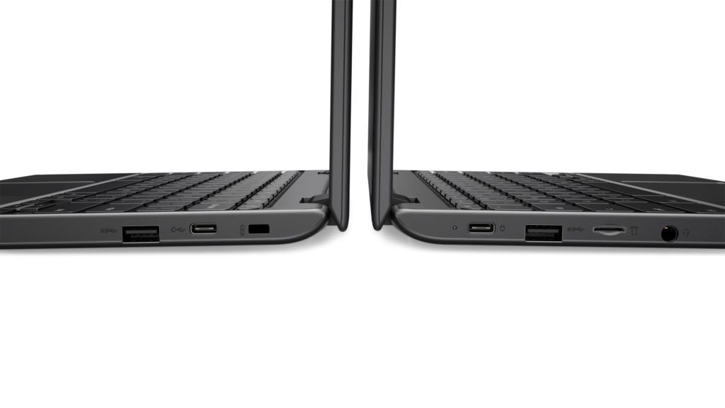 Voici les nouveaux ordinateurs portables Chrome OS et Windows de Lenovo 59 04 CHROMEBOOK 100e Side Port view