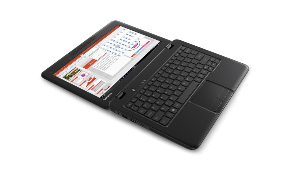 Voici les nouveaux ordinateurs portables Chrome OS et Windows de Lenovo 66 06 100E Hero 180 degree laying flat