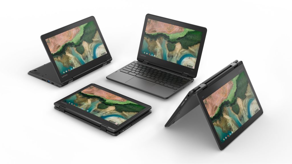 Voici les nouveaux ordinateurs portables Chrome OS et Windows de Lenovo 75 06 CHROMEBOOK 300e Hero Progressed View