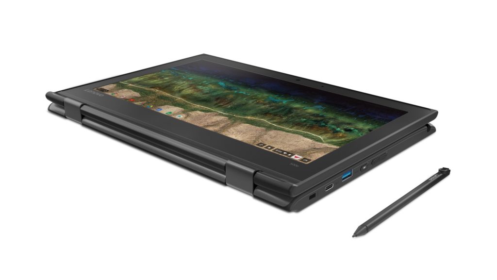 Voici les nouveaux ordinateurs portables Chrome OS et Windows de Lenovo 84 13 CHROMEBOOK 500e Tablet Hero