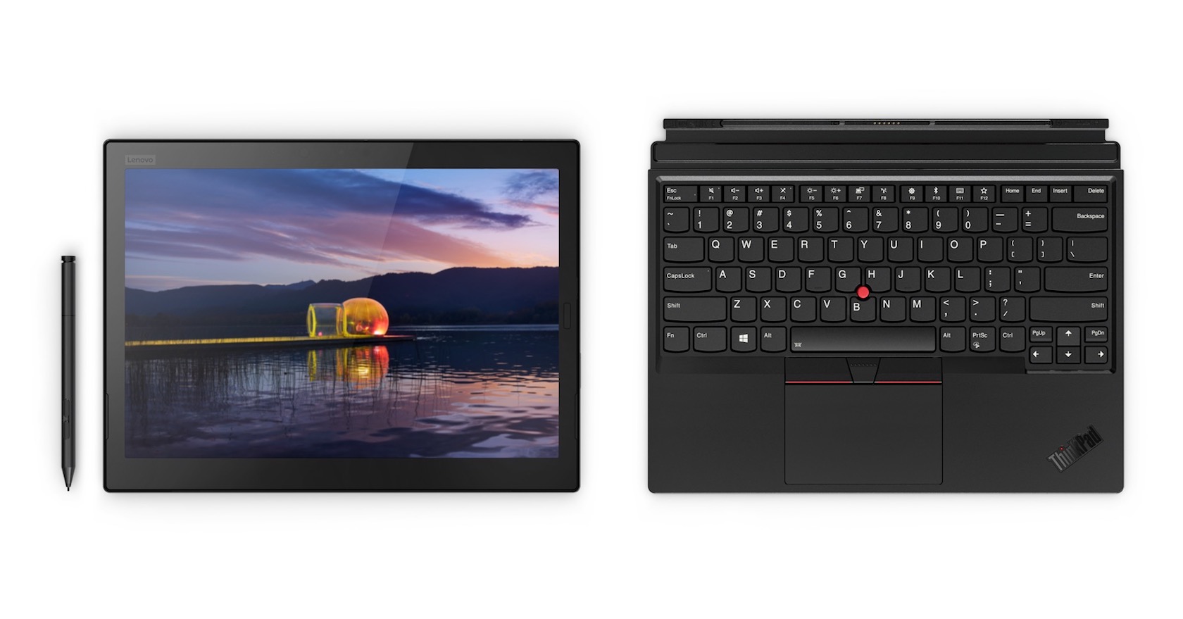 CES 2018 : la gamme ThinkPad X1 de Lenovo est mis à jour 48 14 X1 Tablet with Pen and KB Hero IR Camera