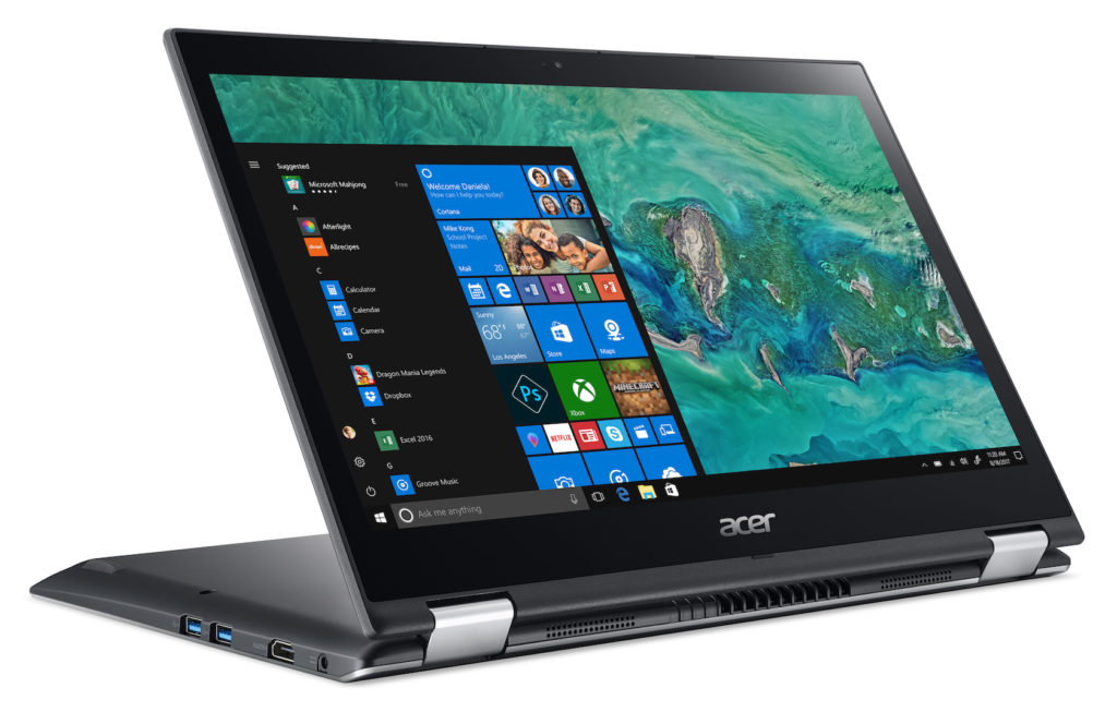 CES 2018 : le Acer Swift 7 s'amincit, et augmente l'autonomie 61 Acer Spin 3 SP314 51 display mode right Win10