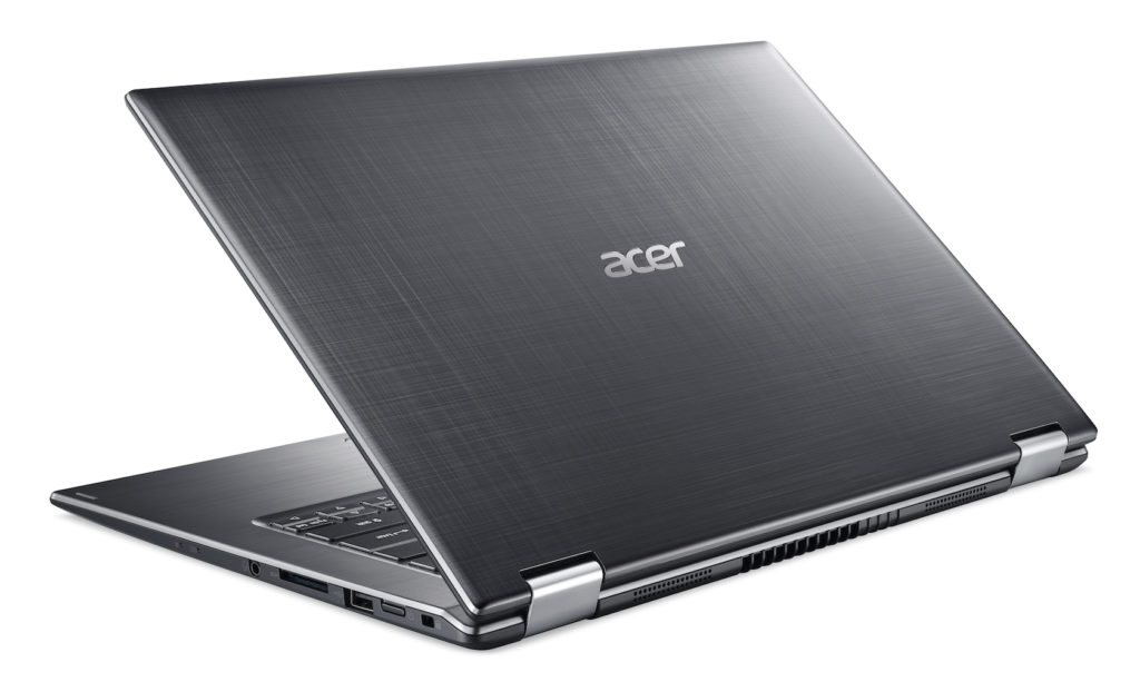 CES 2018 : le Acer Swift 7 s'amincit, et augmente l'autonomie 57 Acer Spin 3 SP314 51 left facing rear