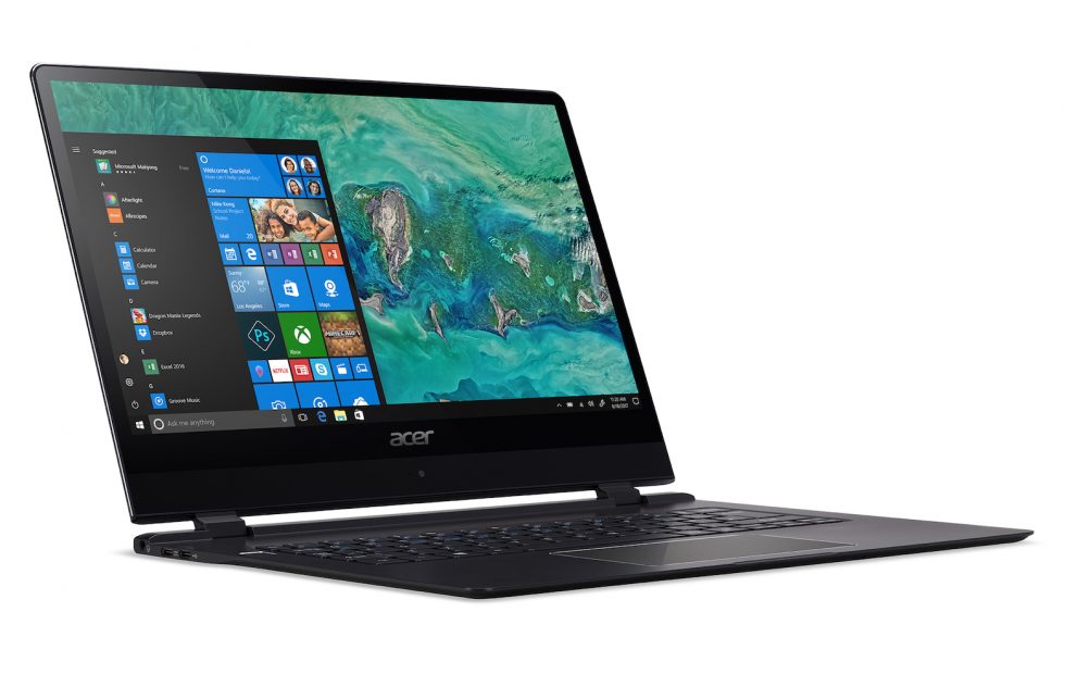 Les meilleurs ordinateurs portables du CES 2018 56 Acer Swift 7 SF714 51T right facing
