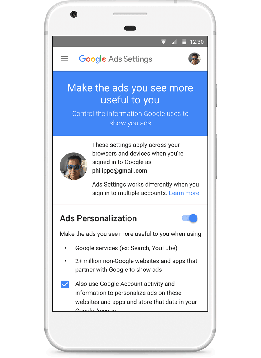 Google permet de mettre en sourdine ces agaçantes publicités de rappels 46 AdSettings ReminderAds