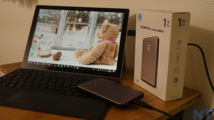 Test du disque externe G-Technology G-Drive Mobile en USB-C