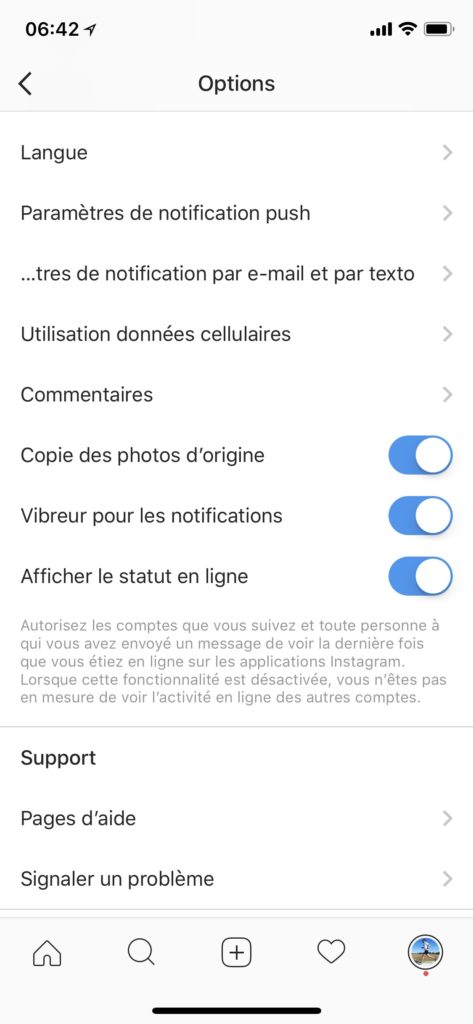 Comment désactiver le statut « en ligne » sur Instagram ? 47 IMG 6730