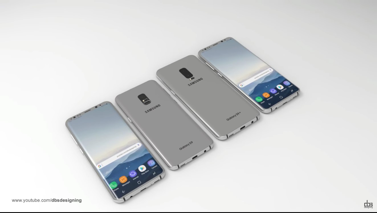 New Galaxy S9 and S9 Concept Images