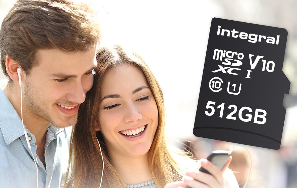 Product Overview Integral 512GB microSDXC Smartphone Tablet WEB