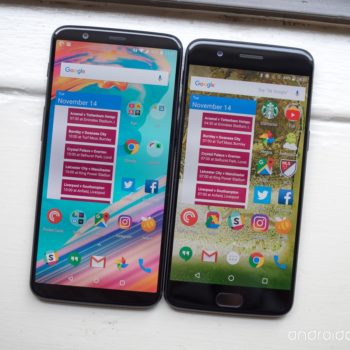 oneplus 5t vs oneplus 5 screens