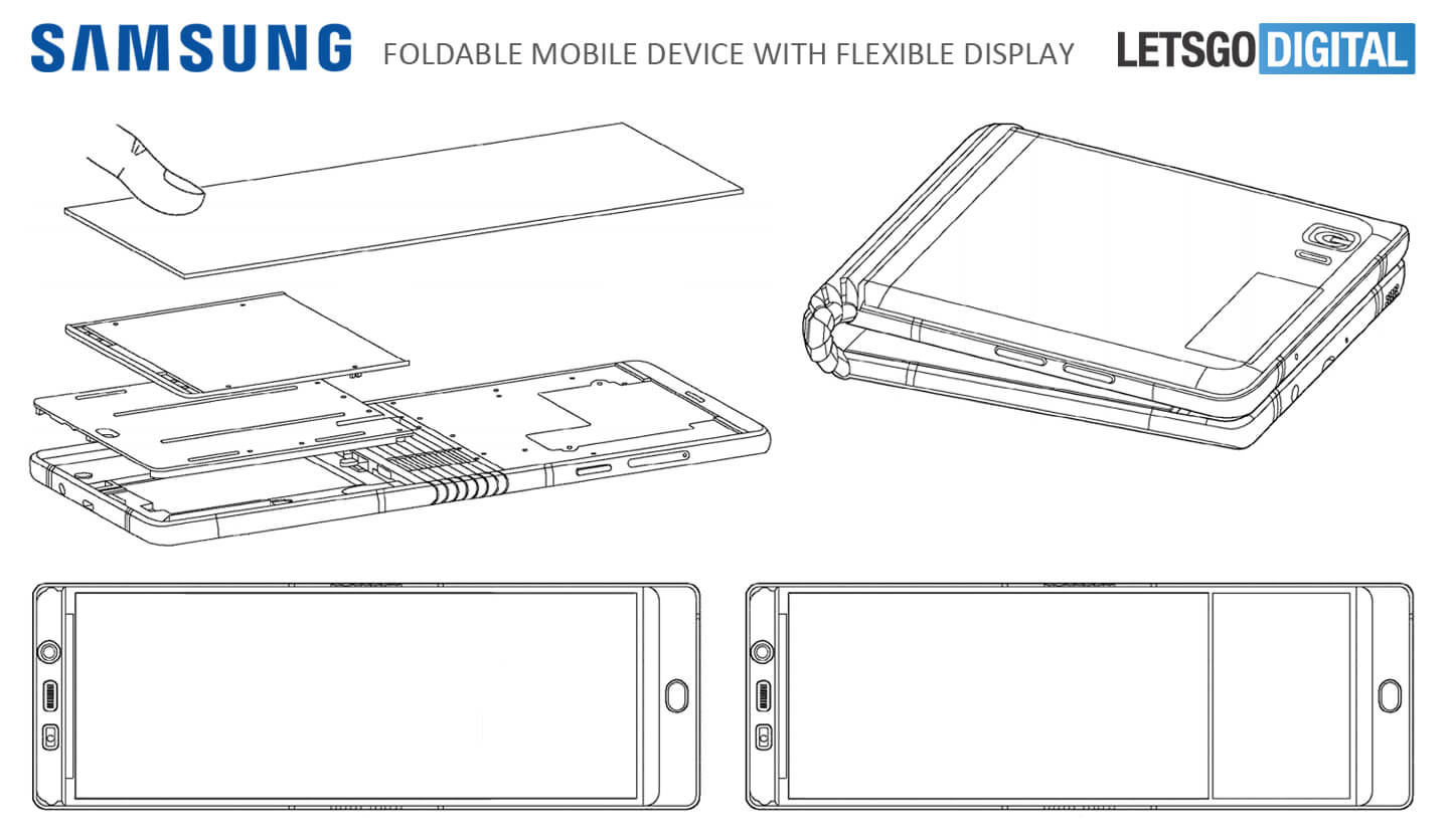 samsung galaxy x flexibel display