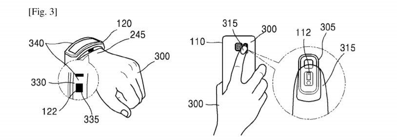 samsung patent bloodflow authentication 1