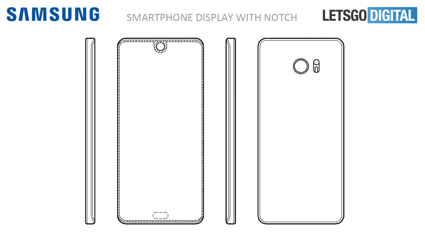 Samsung pourrait éviter l'affreuse encoche de l'écran de l'iPhone X 50 samsung smartphone notch