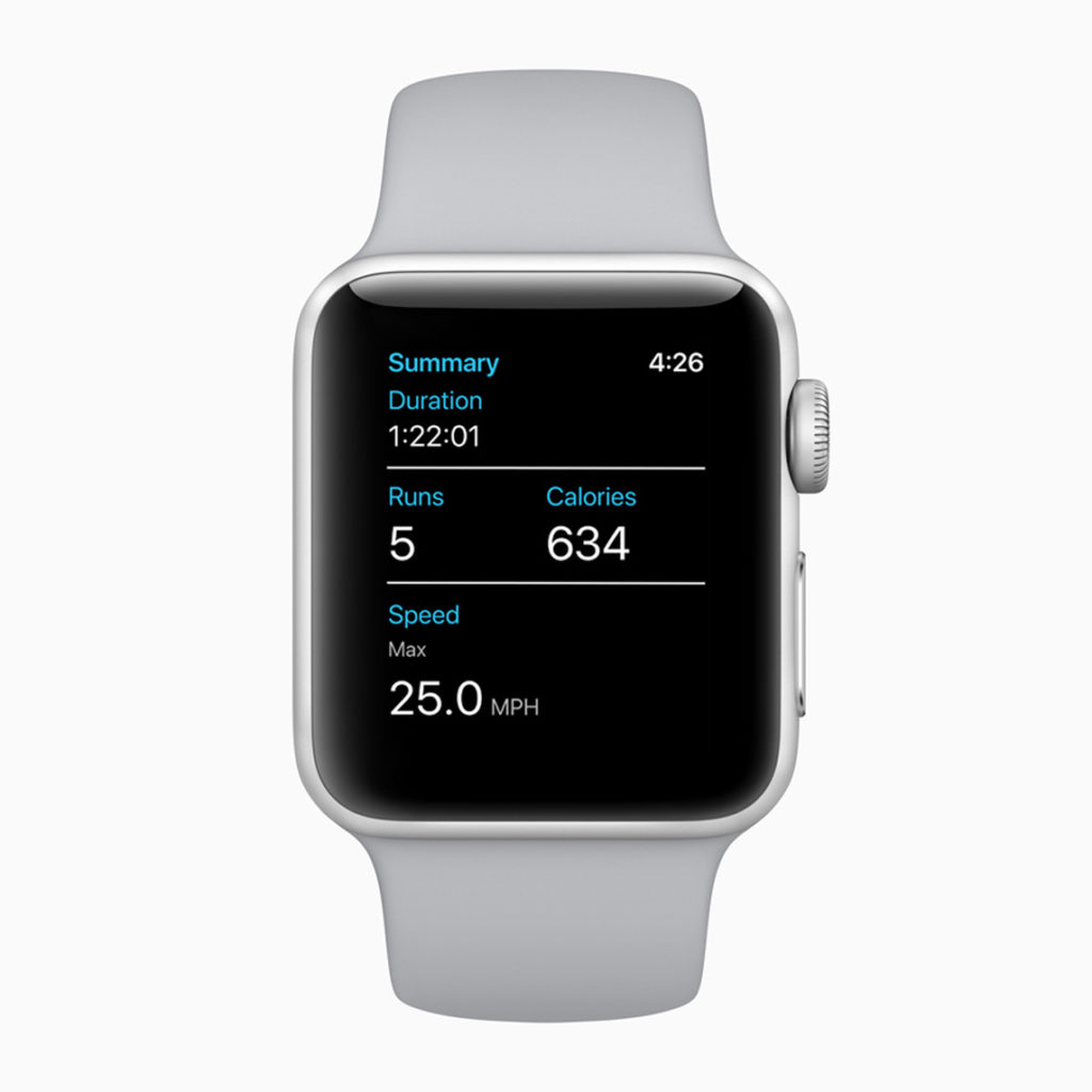 Apple Watch Series 3 : elle va suivre votre activité en ski et snowboard 54 Apple Watch Series 3 summary 20282018