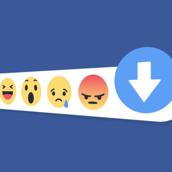 facebook downvote button