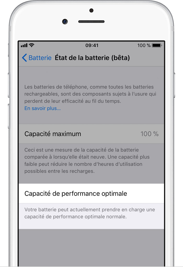 iOS 11.3 : Apple détaille les outils liés à l'état de la batterie 58 ios11 iphone6 settings battery health normal