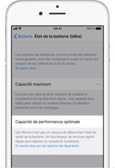 ios11 iphone6 settings battery health undetermined