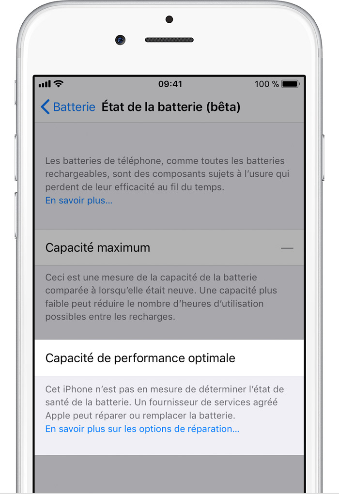 iOS 11.3 : Apple détaille les outils liés à l'état de la batterie 56 ios11 iphone6 settings battery health undetermined